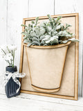 3D Flower Pot bucket Sign DIY Kit (single)