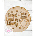 9 in round Sweet Land of Liberty Gnome DIY Kit