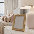 Aris Gold Bow Decorative Photo Frame - 4x6" Accessories
