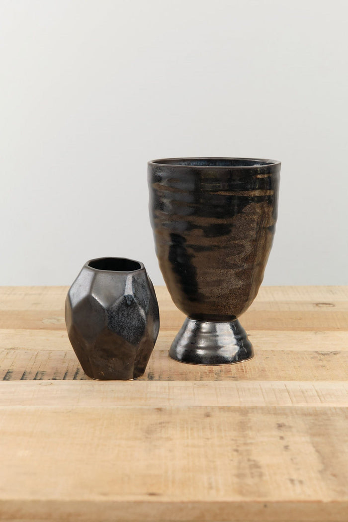 DBO Home Home Kitchen Vases Bare Pedestal Vase in Mussel Mussel