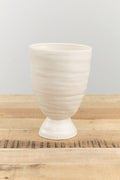 DBO Home Home Kitchen Vases Bare Pedestal Vase in Snowflake Snowflake