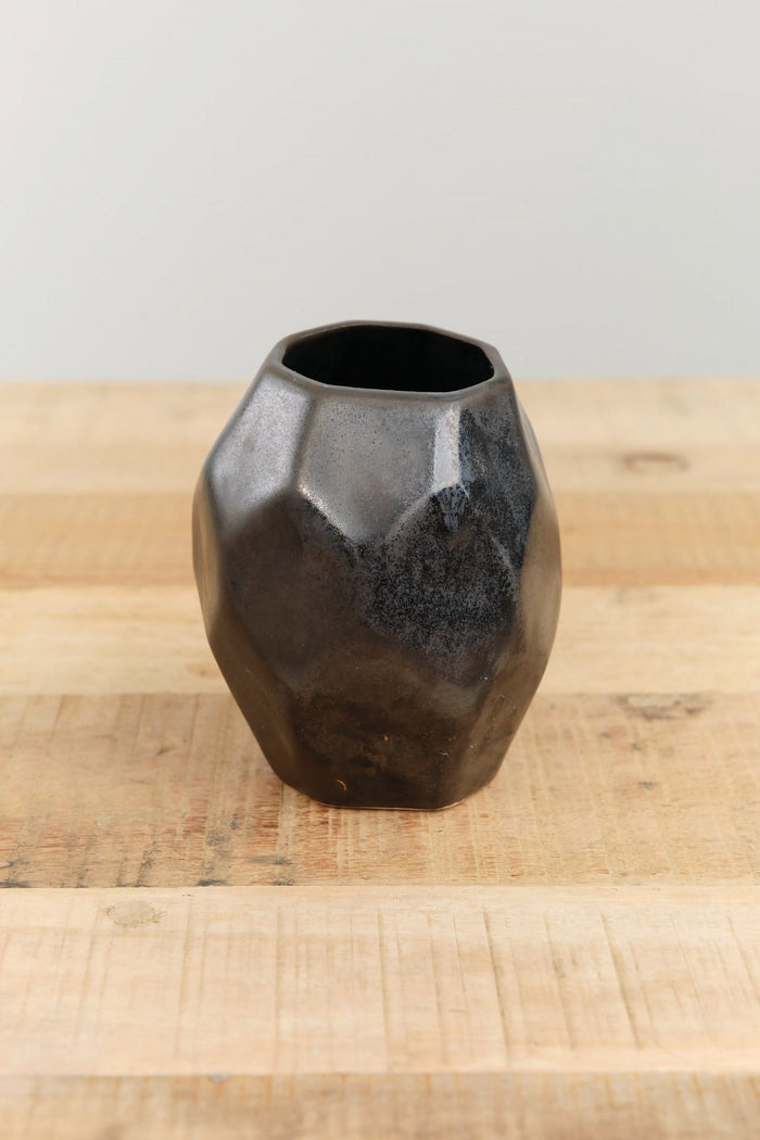 DBO Home Home Kitchen Vases Battuto Bud Vase in Mussel Mussel
