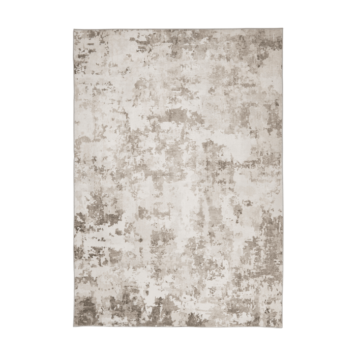 Blavet Washable Cream & Beige Abstract Rug