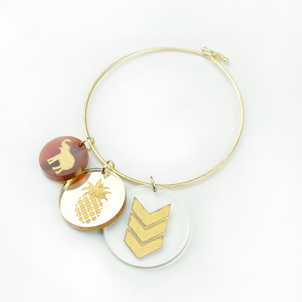 I found this at #moonandlola! - Small Medium and Large Eden Charms on Nora Bangle
