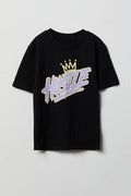 Boys Hustle Graphic T-Shirt