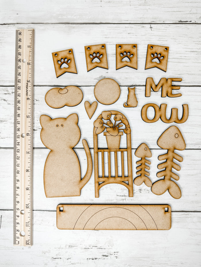 Cat Lover Insert for Interchangeable bases DIY Craft Kit