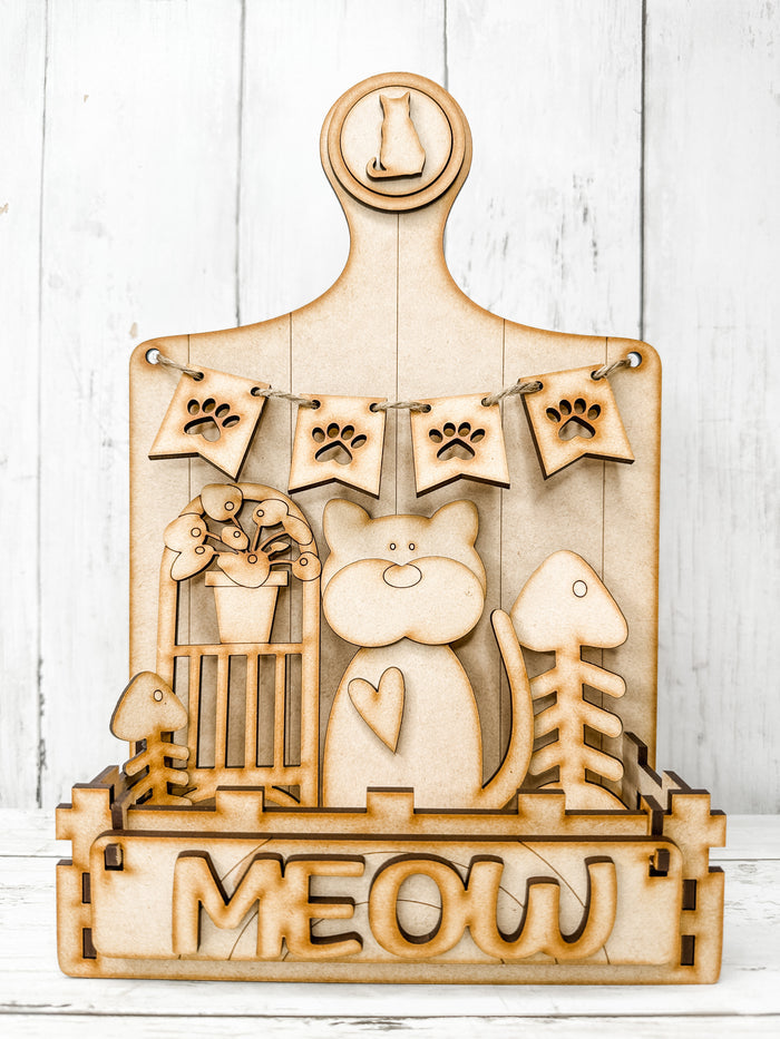 Cat Lover Insert for Interchangeable bases DIY Craft Kit