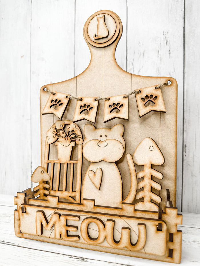 Cat Lover Insert for Interchangeable bases DIY Craft Kit