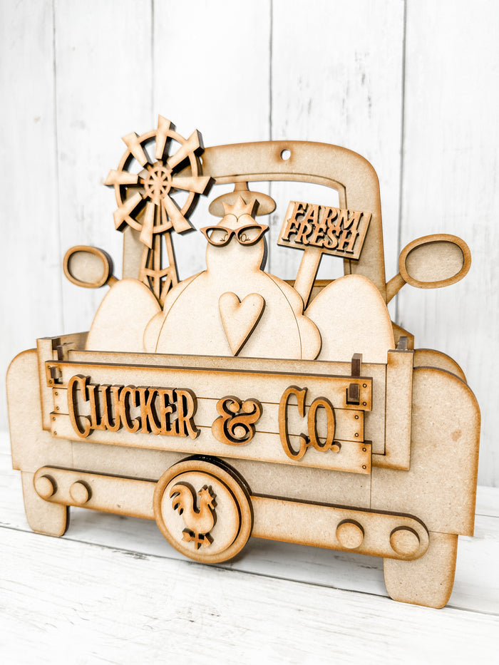 Chicken Insert for Interchangeable bases DIY Craft Kit