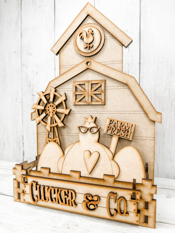 Chicken Insert for Interchangeable bases DIY Craft Kit