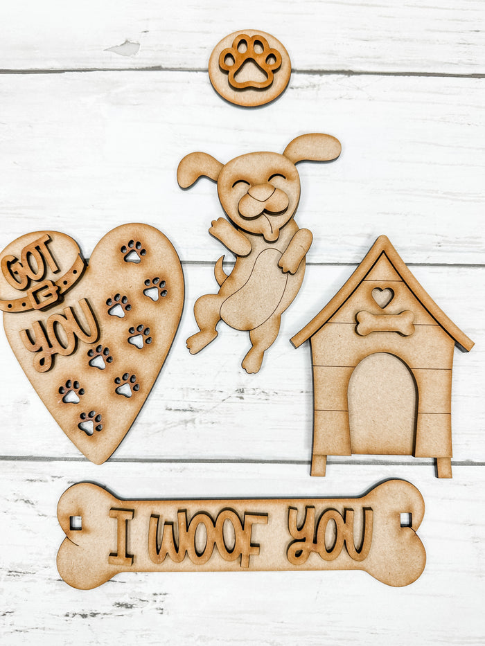 Dog Lover Insert for Interchangeable bases DIY Craft Kit