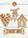 Dog Lover Insert for Interchangeable bases DIY Craft Kit