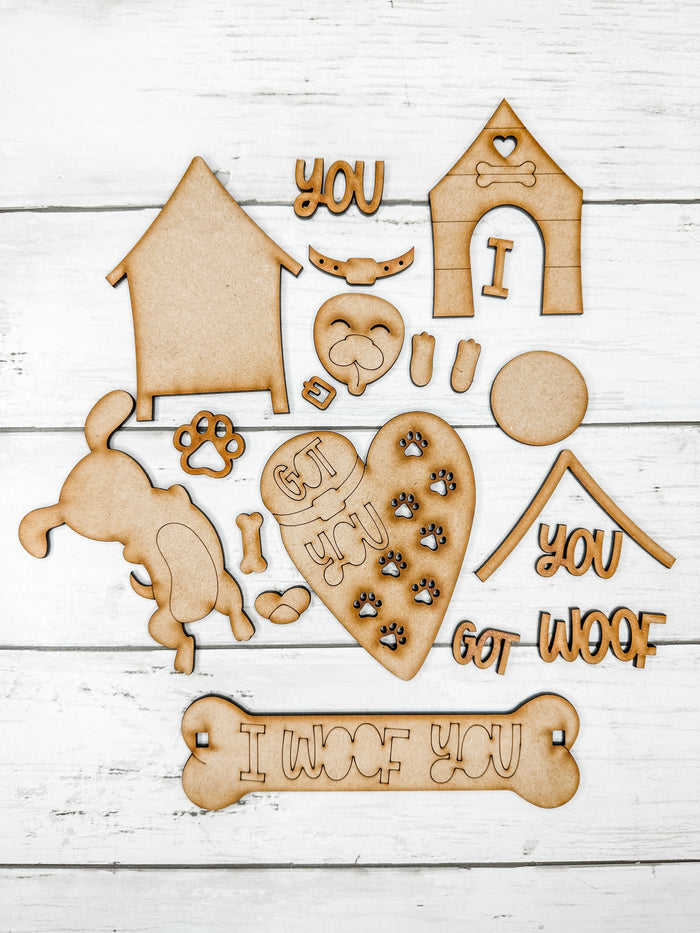Dog Lover Insert for Interchangeable bases DIY Craft Kit