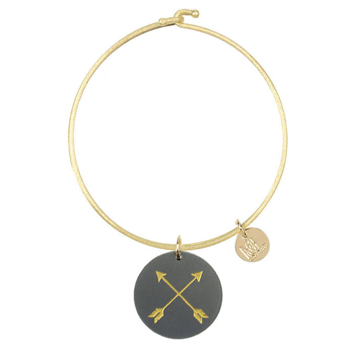 I found this at #moonandlola! - Eden Arrows Charm Bangle