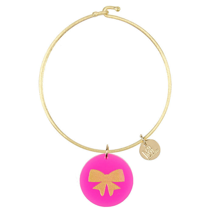 I found this at #moonandlola! - Eden Bow Charm Bangle
