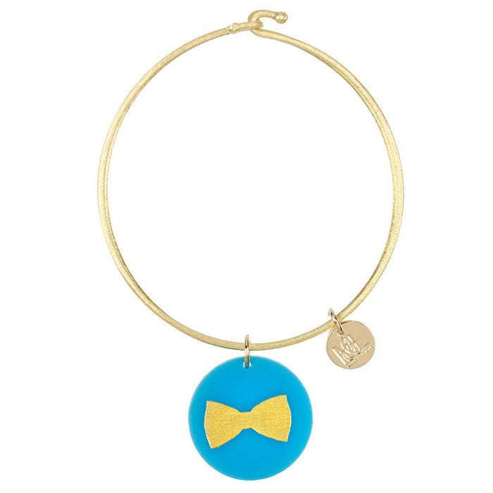 I found this at #moonandlola! - Eden Bow Tie Charm Bangle