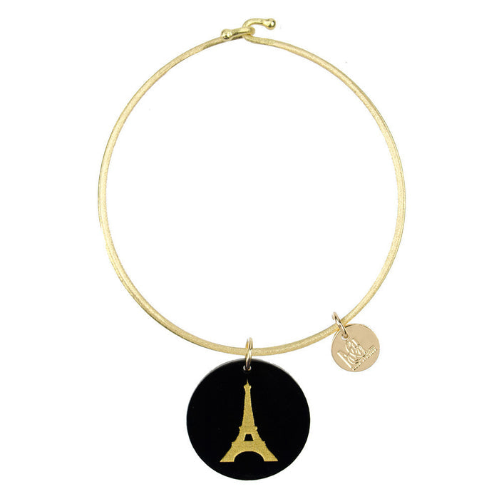 I found this at #moonandlola! - Eden Eiffel Tower Charm Bangle