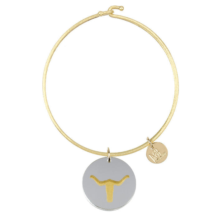 I found this at #moonandlola! - Eden Longhorn Charm Bangle