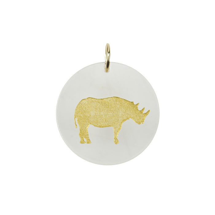 Eden Rhino Charm (WS) - Moon and Lola