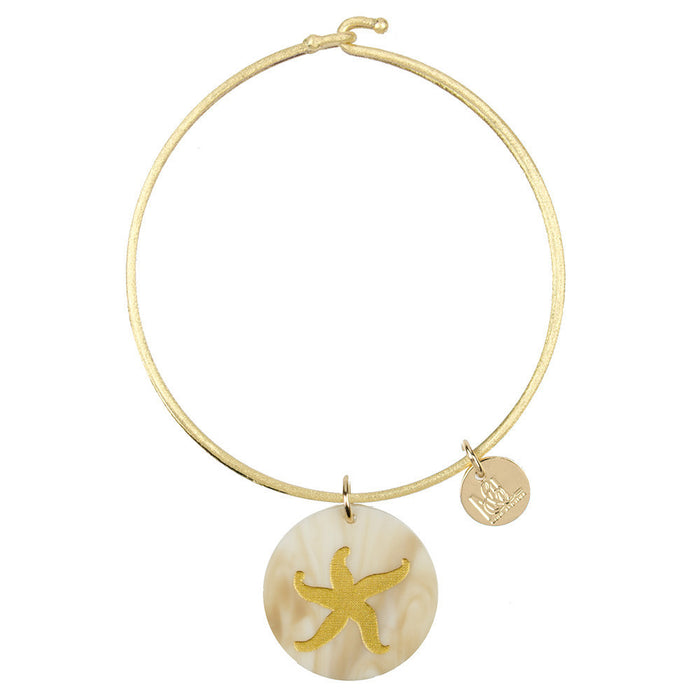 I found this at #moonandlola! - Eden Starfish Charm Bangle
