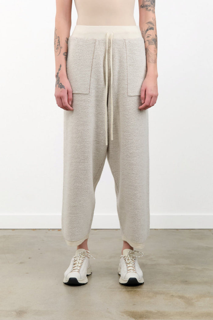 Lauren Manoogian Apparel Womens Knit Pants Fine Terry Trouser