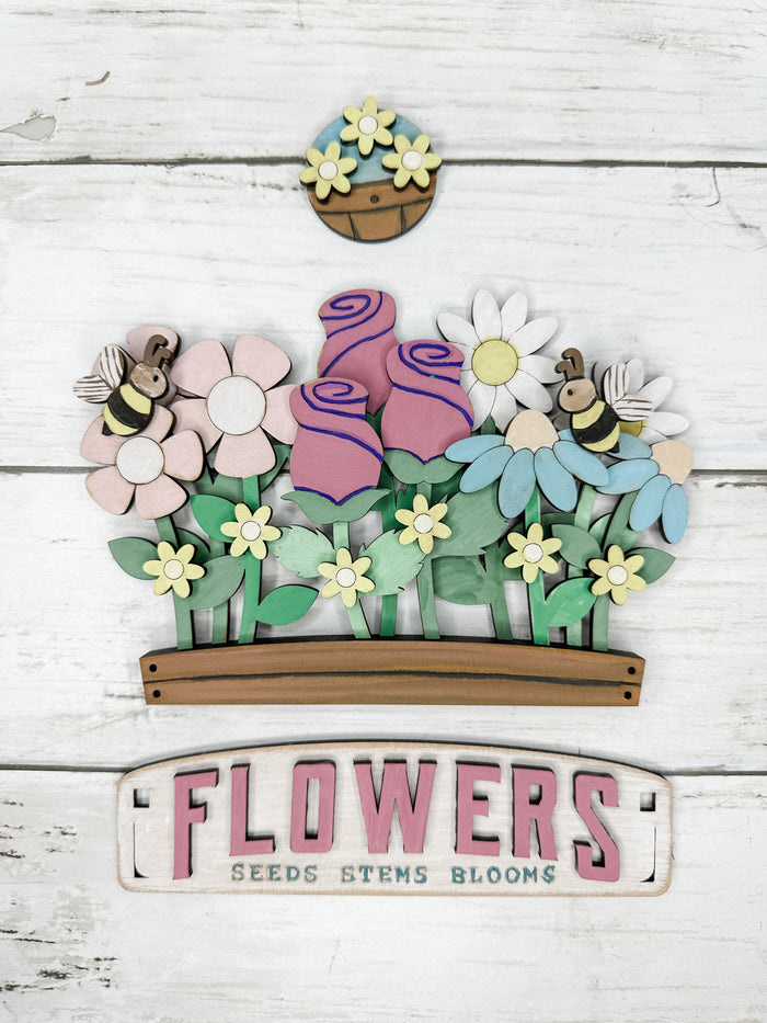 Flowers Insert for Interchangeable bases DIY Craft Kit