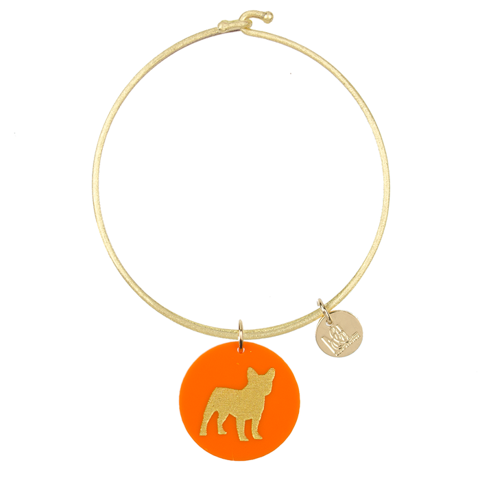 I found this at #moonandlola! - Eden Bulldog Charm Bangle