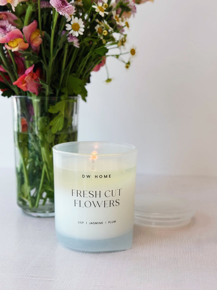 Fresh Cut Flowers Candle Single Wick