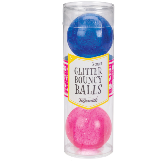 Glitter Bouncy Ball Set