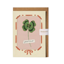 Good Luck Clover Card