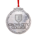 Grove City Wolverines Ornament - Wendell August Forge Classic Round Holiday Decor Ornament - YinzerShop