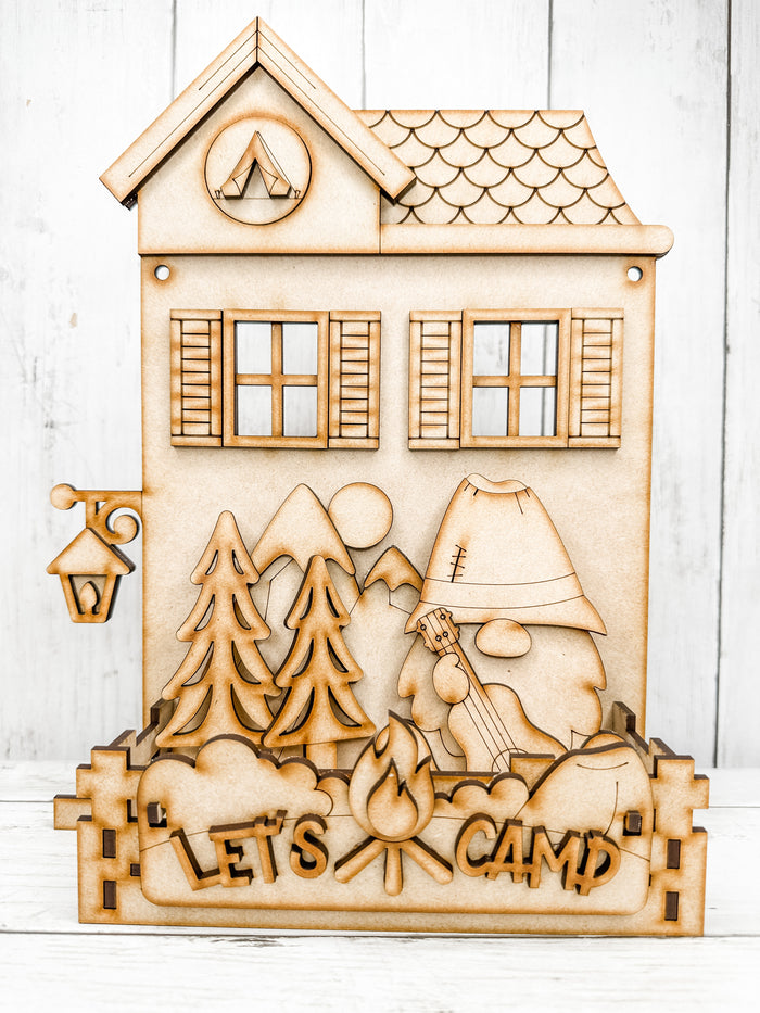 Happy Camper Insert for Interchangeable bases DIY Craft Kit