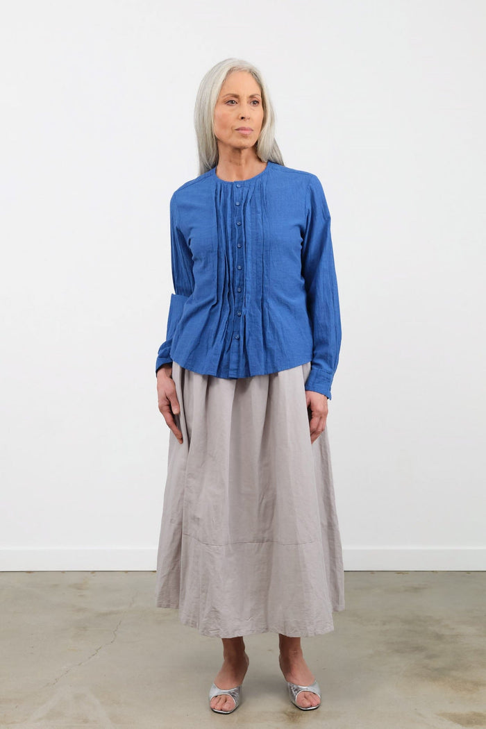 Pas de Calais Apparel Womens Skirts High Density Linen Cotton Skirt
