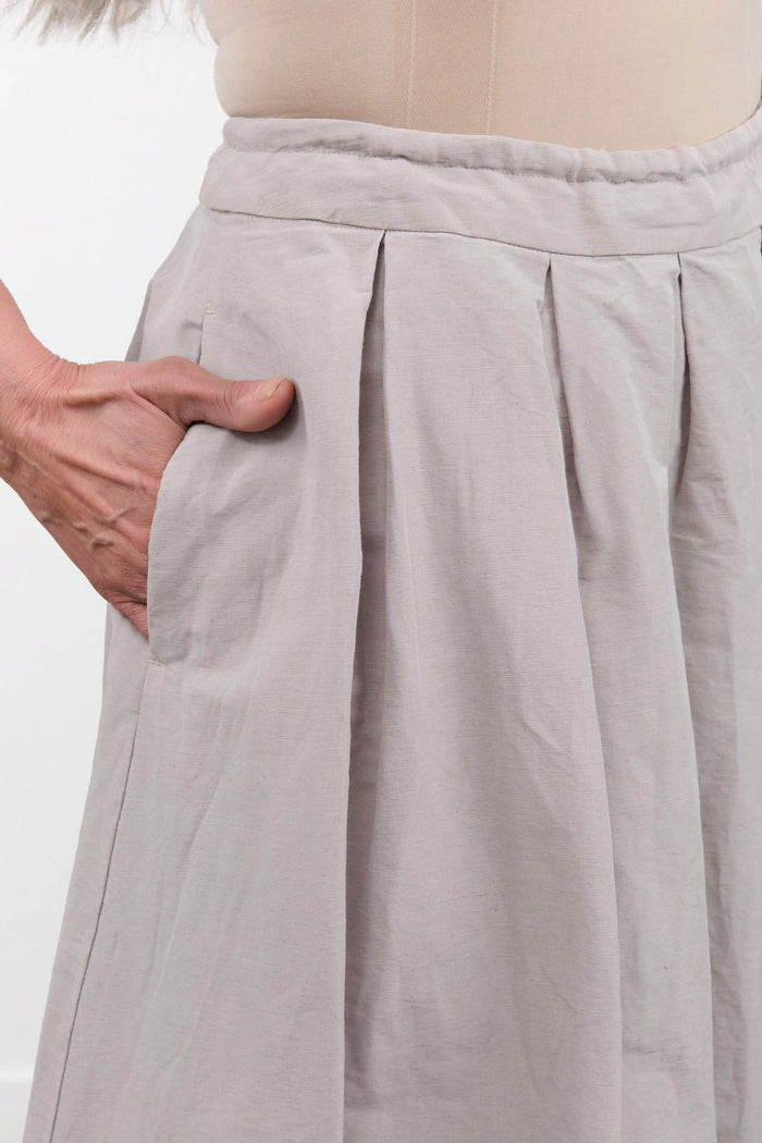 Pas de Calais Apparel Womens Skirts High Density Linen Cotton Skirt
