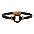 Karma Circle Men’s Black Bracelet