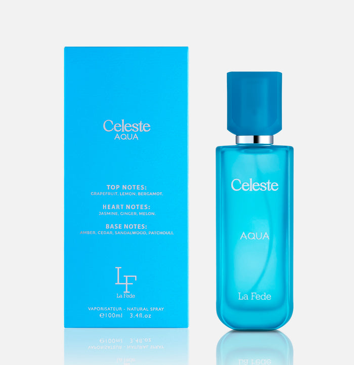LA FEDE CELESTE AQUA 100 ML EAU DE PARFUM - Khadlaj Perfumes