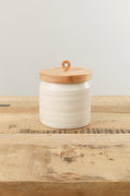 DBO Home Home Vessels Large Bare Lidded Vessel in Snowflake Snowflake
