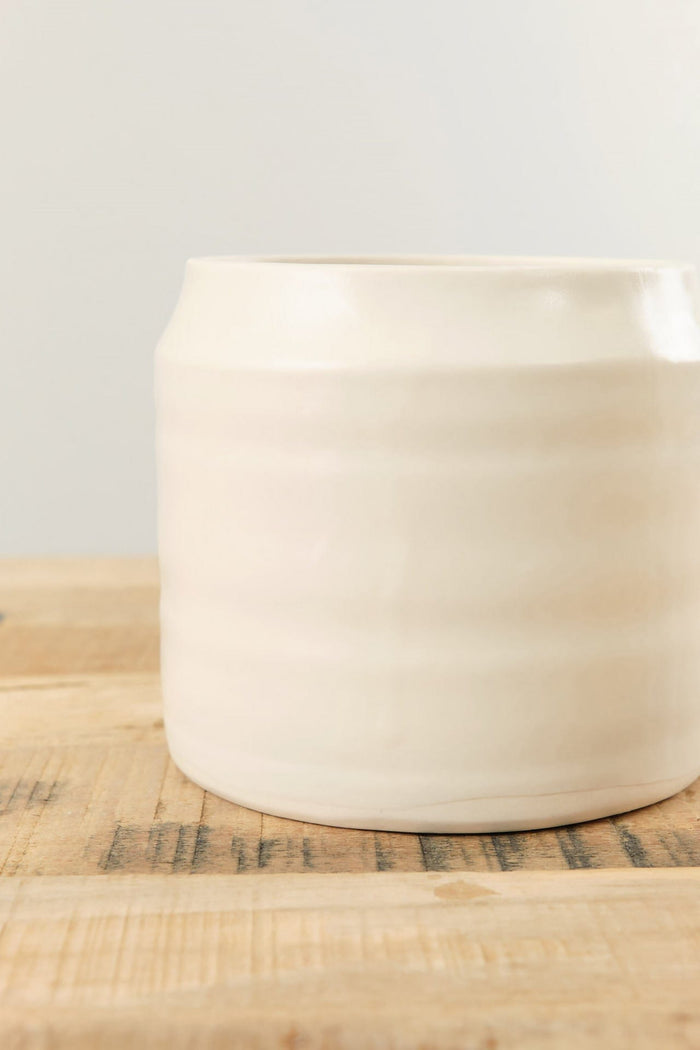 DBO Home Home Vessels Large Bare Lidded Vessel in Snowflake Snowflake