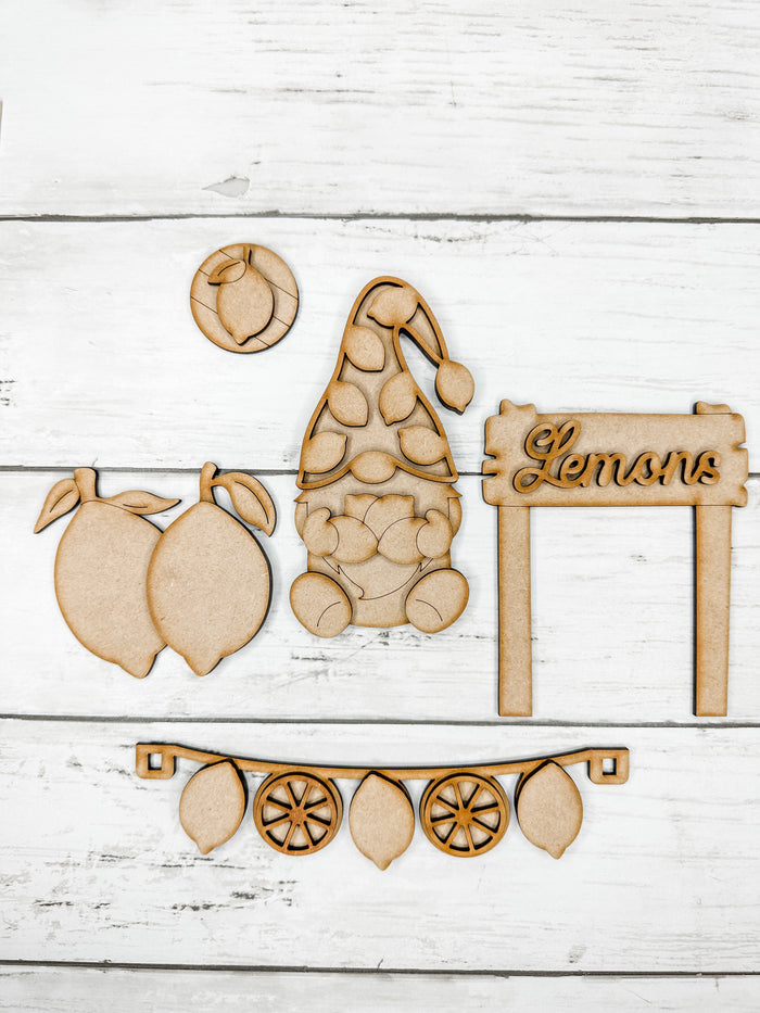 Lemons Insert for Interchangeable bases DIY Craft Kit