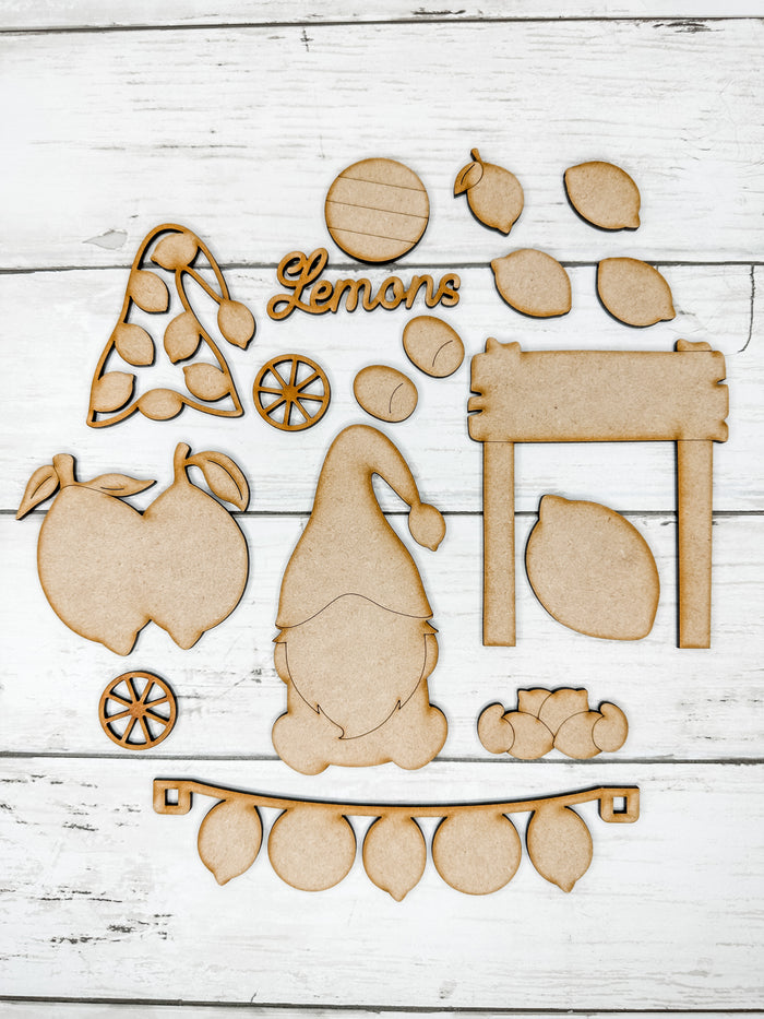 Lemons Insert for Interchangeable bases DIY Craft Kit