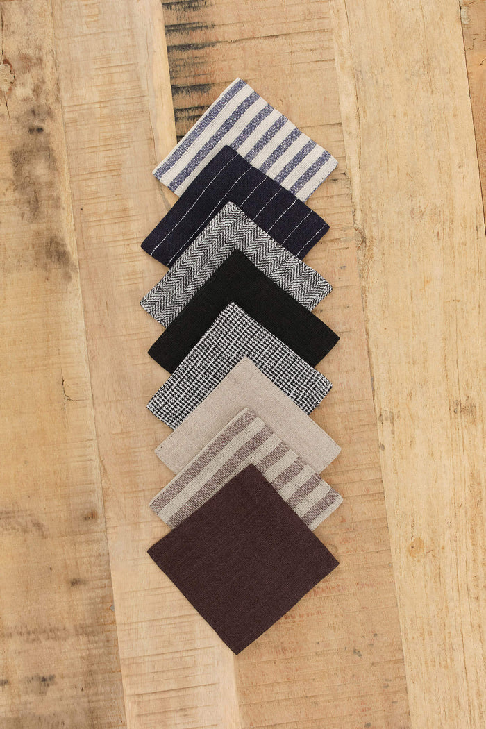 Fog Linen Work Home Kitchen Coasters Linen Coasters Set