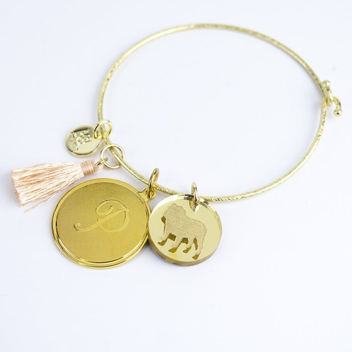 I found this at #moonandlola! - Nora Bangle with Pet, Dalton, and Tassel Charms