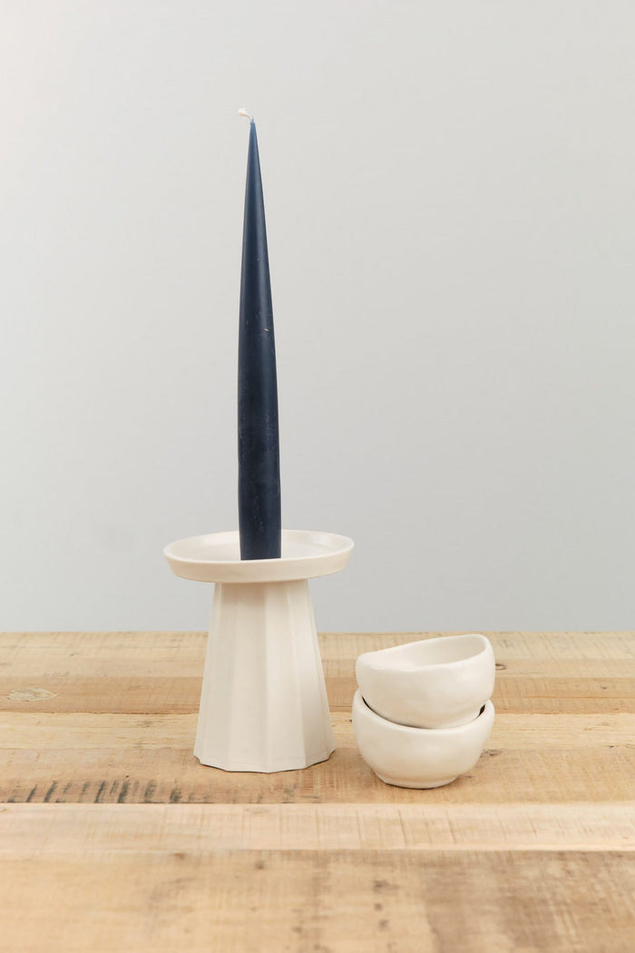 DBO Home Home Candle Holders Medium Fluted Candlestick