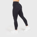 Mesh Stripe Scrunch Leggings, Black - Grimfrost