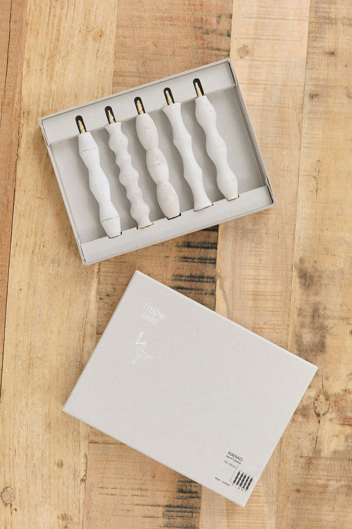 Takazawa Candle Home Candles Nanao Japanese Candle Series Set of 5