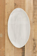 DBO Home Home Kitchen Serving Oval Platter Honeycomb Serveware Salt n Pepper