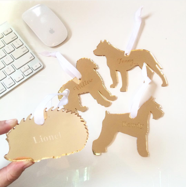 I found this at #moonandlola! - Goldendoodle Ornament Styled