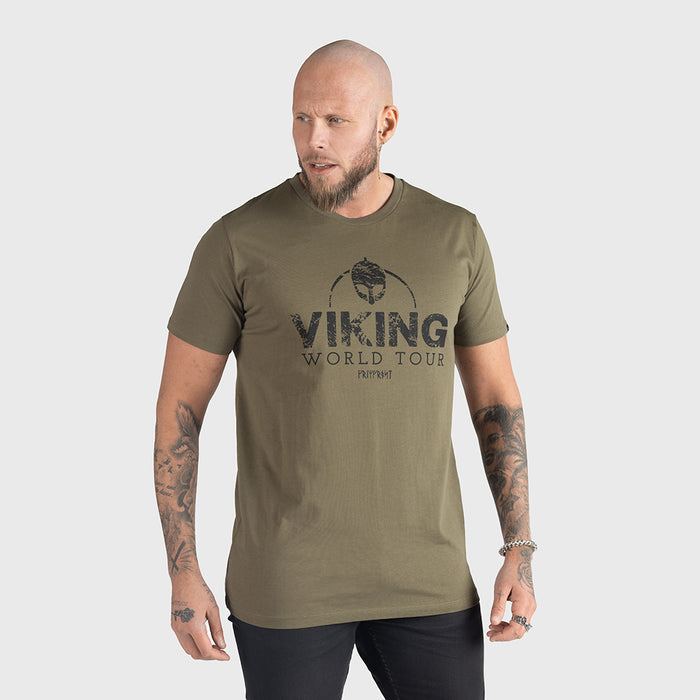 Premium Tee, World Tour, Green - Grimfrost