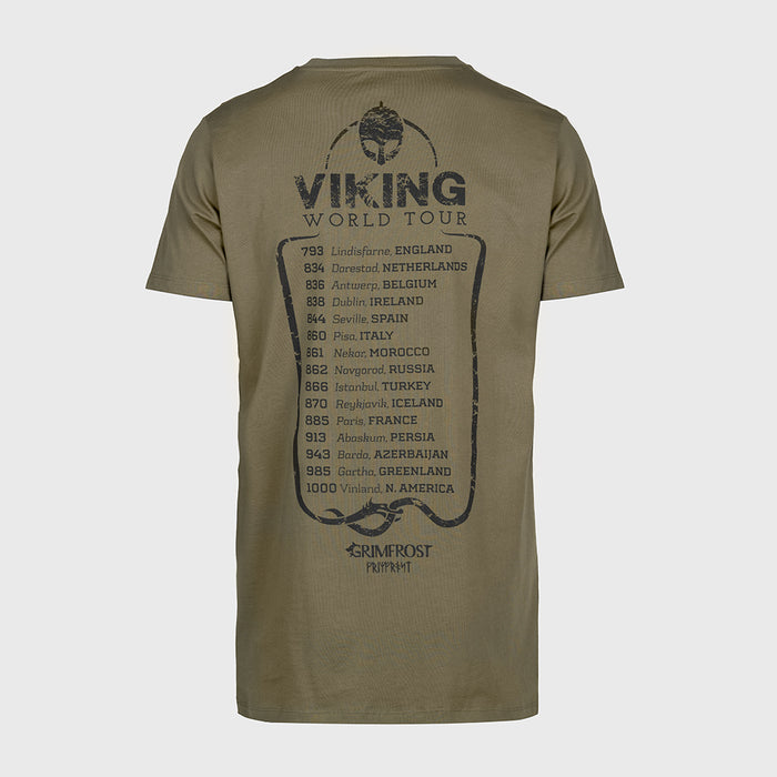 Premium Tee, World Tour, Green - Grimfrost