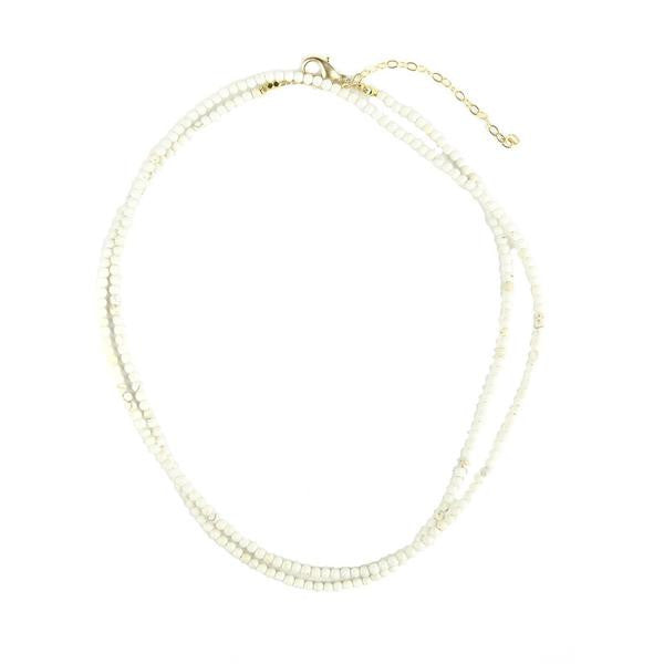 I found this at #moonandlola! - Rhea Necklace White Turquoise